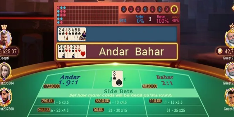 Những bí kíp phân tích xác suất trong andar bahar 