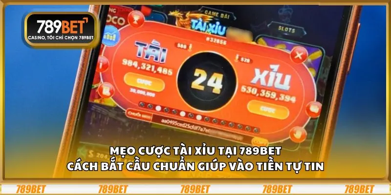 Mẹo cược tài xỉu tại 789Bet: Cách bắt cầu chuẩn giúp vào tiền tự tin